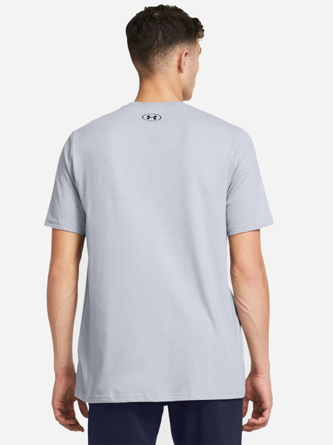 Футболка довга чоловіча Under Armour UA GL Foundation Update SS 1382915-011 M Сіра (196885634994) - зображення 2