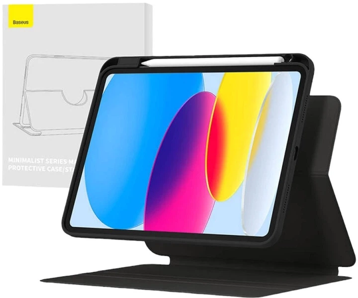 Чохол-книжка Baseus Minimalist Magnetic для Apple iPad 10 10.9" Black (ARJS041101) - зображення 6