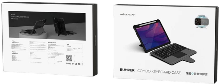 Чохол із клавіатурою Nillkin для Apple iPad 10.2" Black (6902048257948) - зображення 6