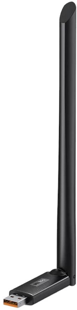 Wi-Fi adapter Baseus FastJoy with antena 300 Mbps Black (B01317600111-01) - obraz 2