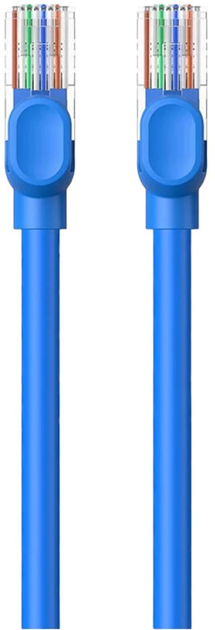 Патч-корд Baseus Cat 6 UTP 5 м Blue (B00133204311-04) - зображення 2