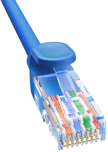 Patchcord Baseus Cat 6 UTP 5 m Blue (B00133204311-04) - obraz 6