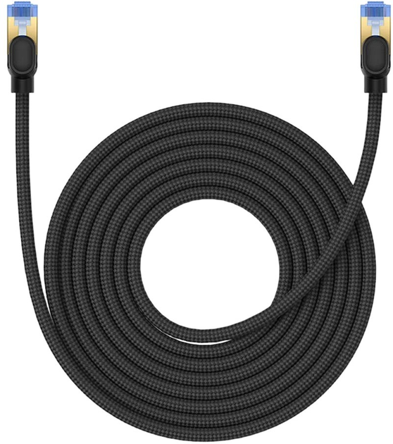 Патч-корд Baseus Cat 7 SFTP 8 м Black (B0013320B111-06) - зображення 1