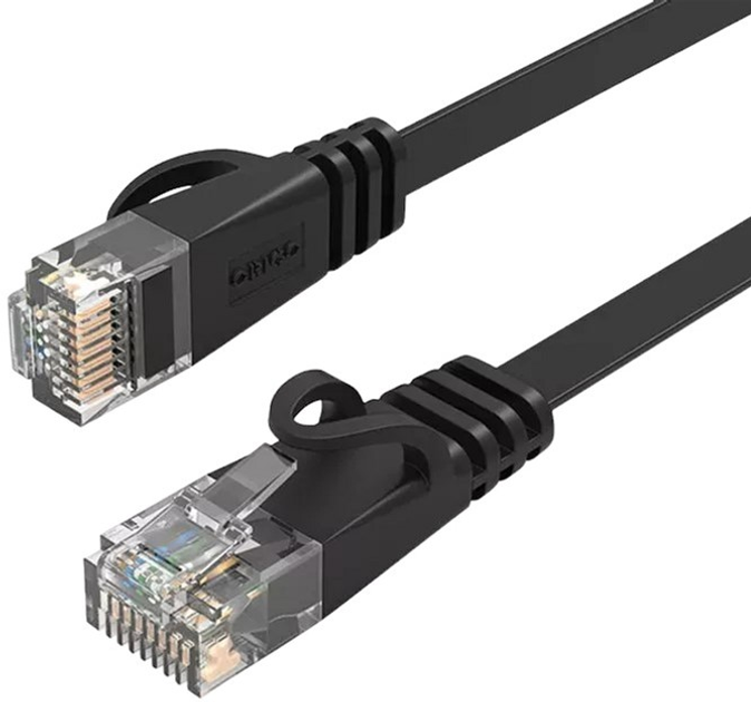 Патч-корд Orico Cat 6 SFTP 5 м Black (PUG-C6B-50-BK-EP) - зображення 2