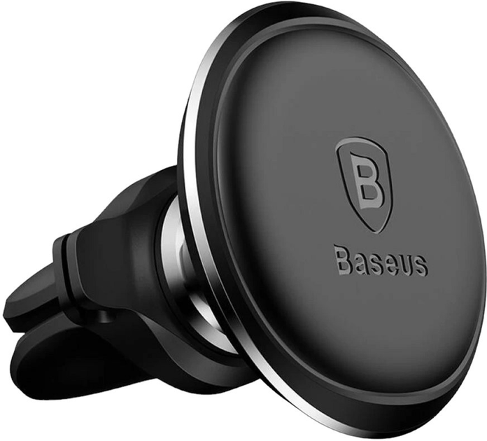 Автотримач магнітний Baseus Magnetic Air Vent Black (C40141201113-00) - зображення 1