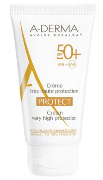 Сонцезахисний крем A-Derma Protect SPF 50+ 40 мл (3282770072716) - зображення 1