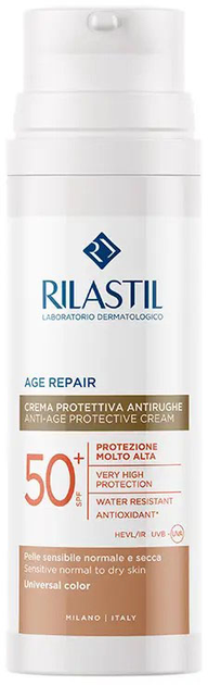 Krem przeciwsłoneczny do twarzy Rilastil Sun System Age Repair Color SPF 50+ 50 ml (8055510242923) - obraz 2