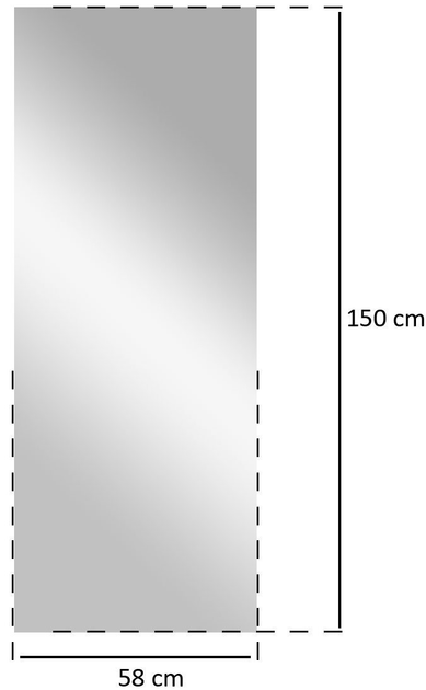 Samoprzylepna folia Maximex Lustrzana 150 x 58 cm (4008838918739) - obraz 1