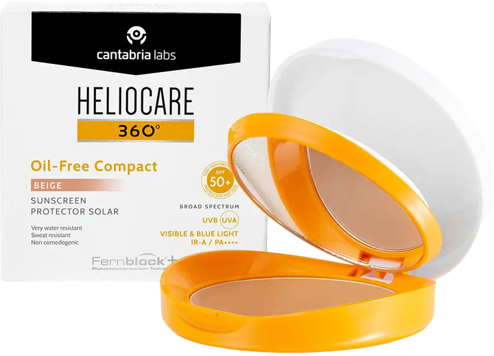 Puder przeciwsłoneczny Cantabria Labs Heliocare 360 Oil-free w kompakcie SPF 50+ Beige 10 g (8470002141469) - obraz 2