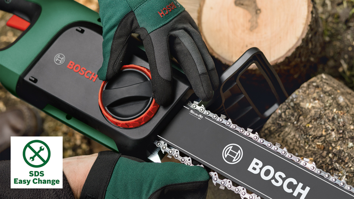 Ланцюгова пилка Bosch UniversalChain 35, 1.8 Квт, 35 см робоча довжина, ланцюг, кожух (06008B8303) - зображення 7