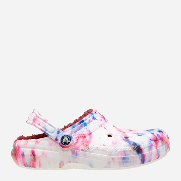 Chodaki damskie ocieplane Crocs Classic Lined Tie-Dye CR206341 38-39 (M6/W8) 24 cm Wielokolorowe (196265163267) - obraz 1