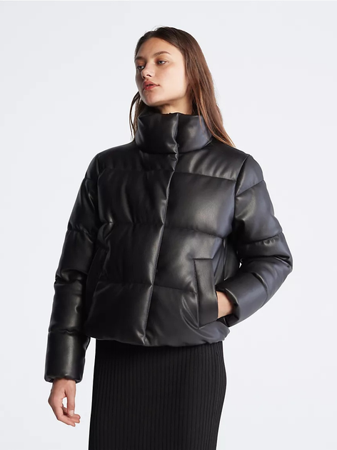 Куртка демисезонная короткая женская Calvin Klein 366364655 XL Черная ...