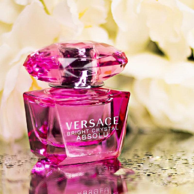 Zestaw prezentowy damski Versace Bright Crystal Absolu Balsam do ciała 100 ml + Żel pod prysznic 100 ml + Woda perfumowana 90 ml + 5 ml (8011003879137 / 8011003889020) - obraz 5