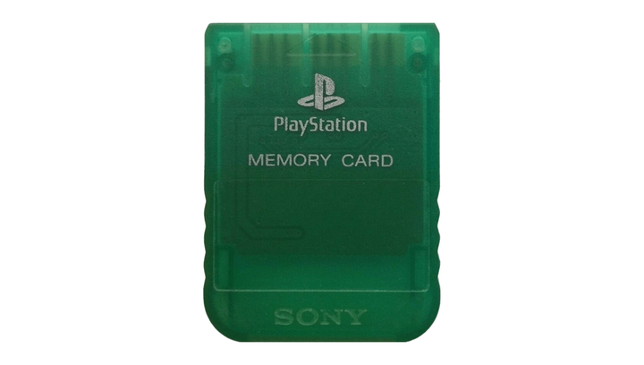Карта Памяти Sony PlayStation 1 SCPH-1020 1MB Trans-Green Б/У - изображение 5