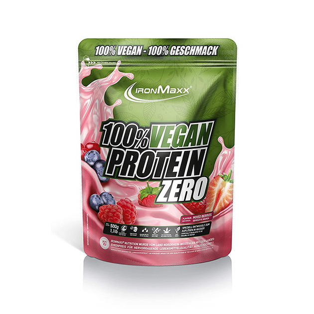 Протеин 100% Vegan Protein, 500 грамм Ягоды Ironmaxx (fit0022386 ...