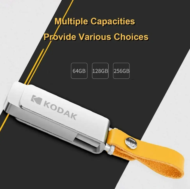 Флешка Kodak K133 64 ГБ USB 3.1 для компьютера Silver - изображение 6