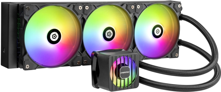 System chłodzenia cieczą Enermax Liqmaxflo 420 ARGB Black (ELC-LMF420-ARGB) - obraz 3