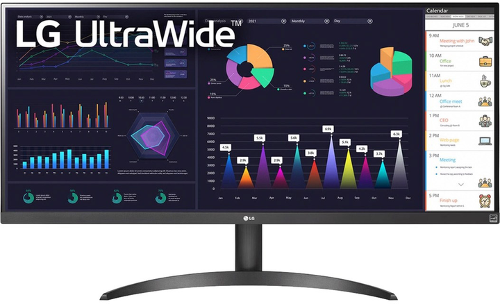 Monitor 34" LG UltraWide 34WQ500-B - obraz 1