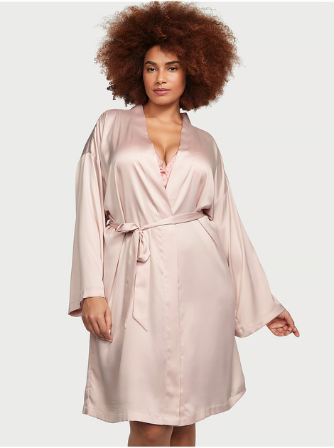 Сатиновий халат Victoria Secret Satin Midi Robe XL-XXL (26739494) - Фото 3 Сатиновий халат Victoria Secret Satin Midi Robe XL-XXL (26739494) - зображення 3
