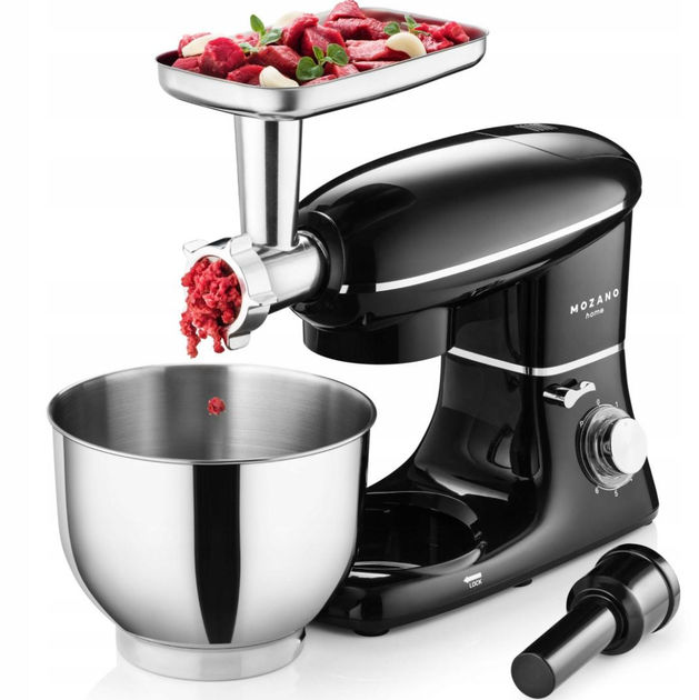 Кухонний комбайн Mozano Kitchen Assistant 2300 Вт AGD/ROB/02#BLACK - изображение 2
