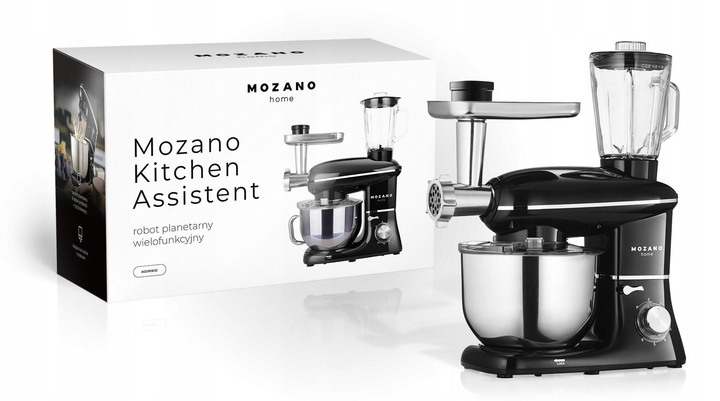 Кухонний комбайн Mozano Kitchen Assistant 2300 Вт AGD/ROB/02#BLACK - изображение 10