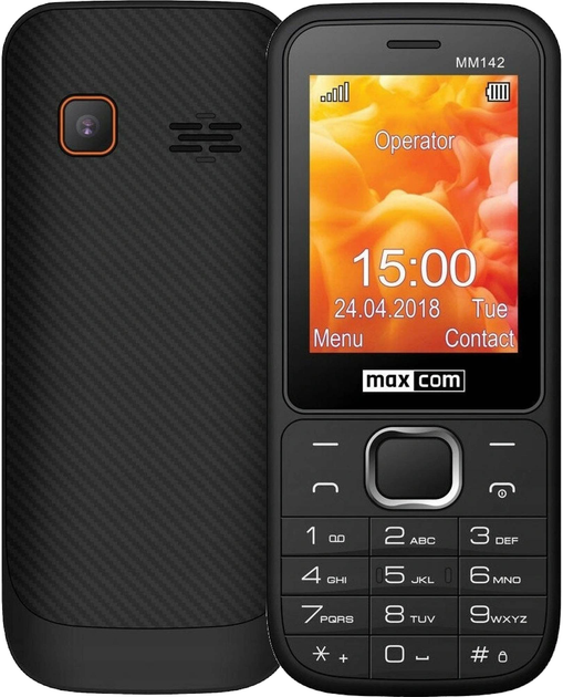 Telefon komórkowy Maxcom MM142 Black - obraz 1