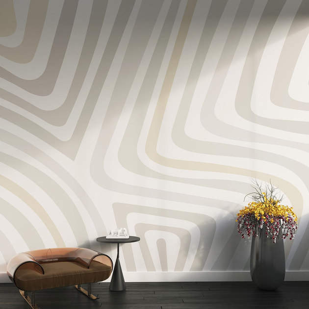 Флізелінові фотошпалери Fluid Stripes 100x100см - зображення 2