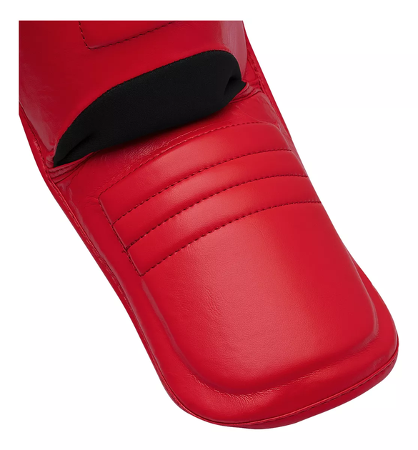 Защита голени и стопы для кикбоксинга Adidas Super Pro Shin Instep Guards WAKO (WAKOGSS11) Red XL - изображение 7
