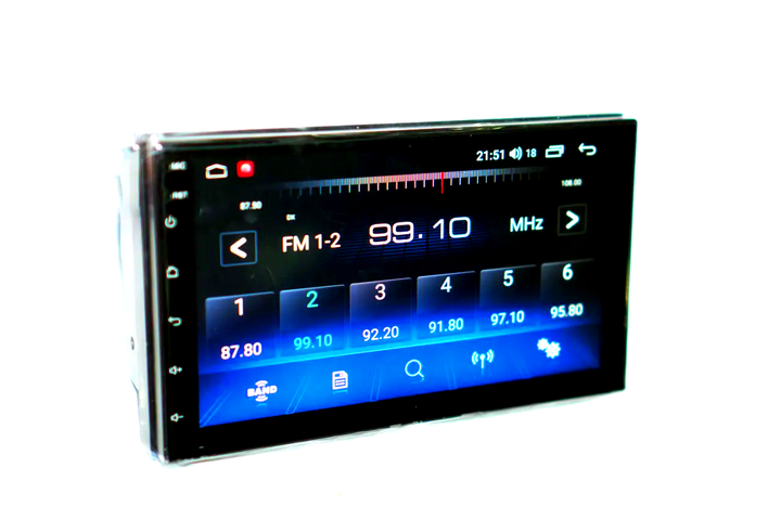 Автомагнітола сенсорна 7" 2din GPS Android 13 Wifi Bluetooth \ 4Ядра \16 Gb ROM \ 2 Gb RAM\ коротка база CP606 + камера заднього огляду - изображение 8
