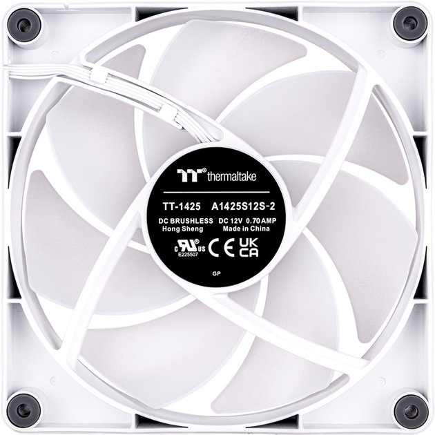 Wentylator Thermaltake CT140 PC Cooling Fan 2-Fan Pack White (4713227536349) - obraz 2