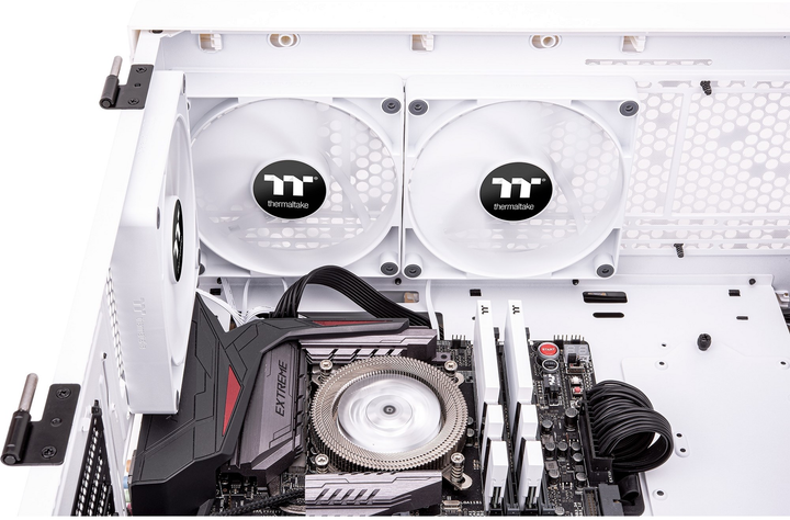 Wentylator Thermaltake CT140 PC Cooling Fan 2-Fan Pack White (4713227536349) - obraz 6