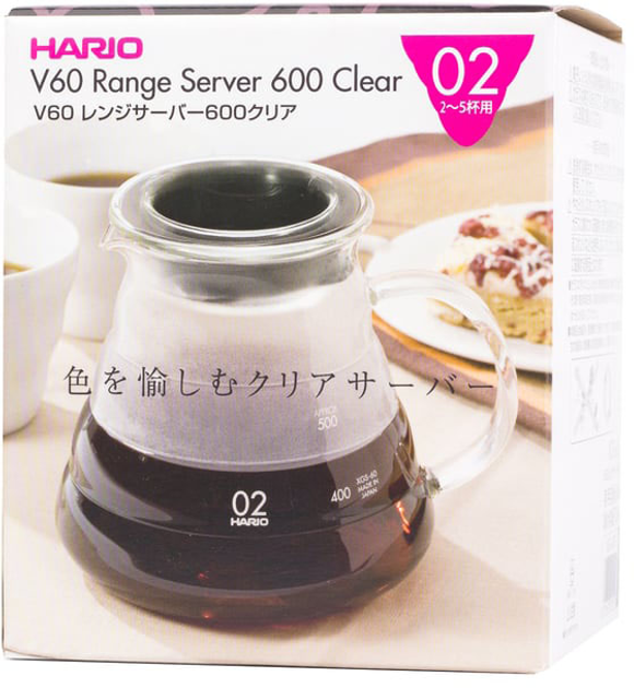 Заварник для кави Hario Range V60-02 600 мл (4977642730632) - зображення 2