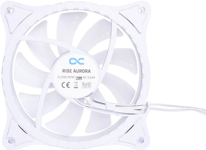Wentylator Alphacool Rise Aurora 120mm White (4250197248501) - obraz 3