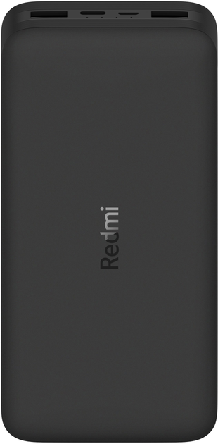 УМБ Xiaomi Redmi PowerBank 20000 mAh Fast Charge 18W PB200LZM Black (VXN4304GL) (26922/11865031) - Уцінка - зображення 1