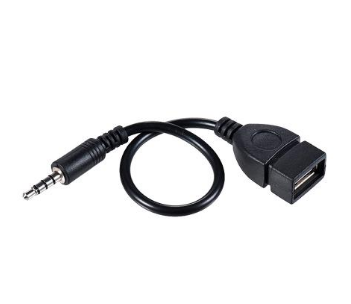 Перехідник у машину AUX USB / Чорний - зображення 4