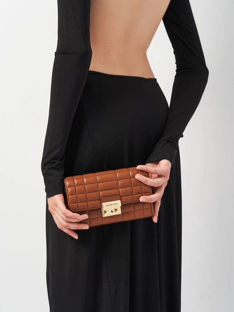 Сумка кросс-боди через плечо женская из натуральной кожи Michael Kors 32S4G2RC9L-230 Коричневая (196237773807) - изображение 2