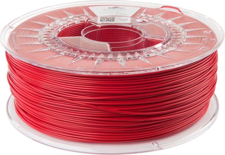 Filament do drukarek 3D Spectrum ASA 275 1.75 mm 1000 g Krwistoczerwony (5903175650115) - obraz 2