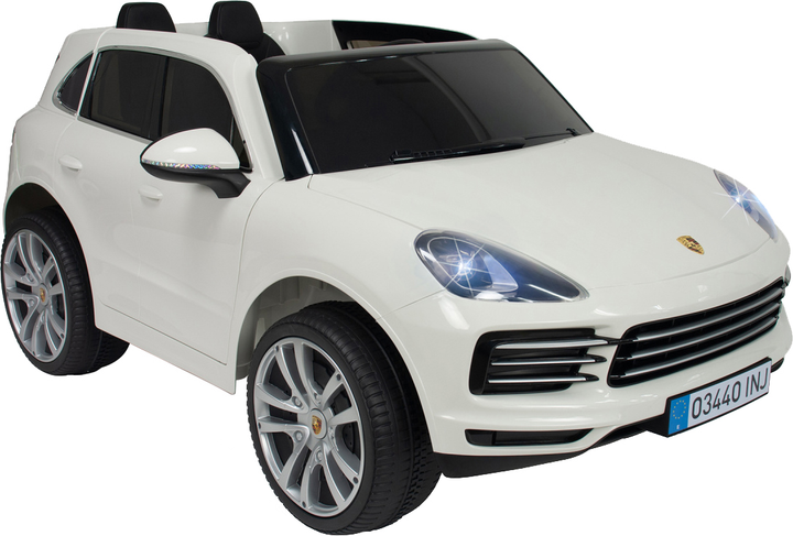 Електромобіль дитячий Injusa Porsche Cayenne білий (8410964007199) - зображення 1