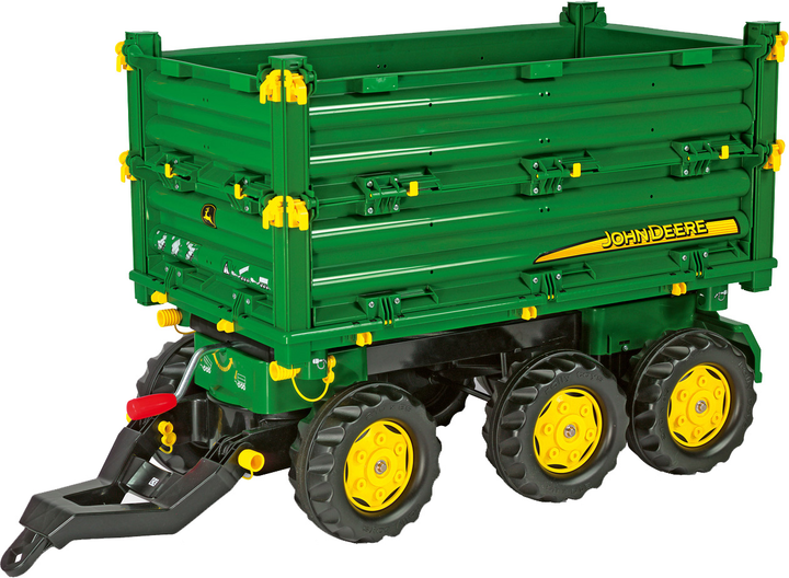 Przyczepa Rolly Toys RollyMulti Przyczepa John Deere na 6 kołach Zielona (4006485125043) - obraz 1