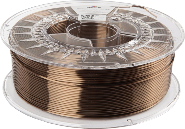 Filament do drukarek 3D Spectrum PLA Silk 1.75 mm 1000 g Cynamon brązowy (5903175652164) - obraz 2