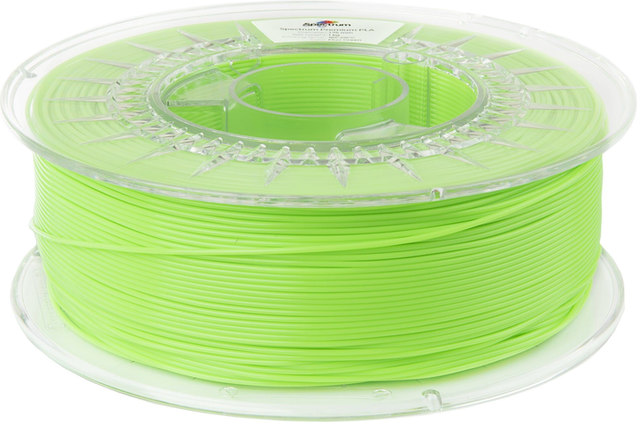 Filament do drukarek 3D Spectrum Premium PLA 1.75 mm 1000 g Fluorescencyjny zielony (5903175657176) - obraz 2