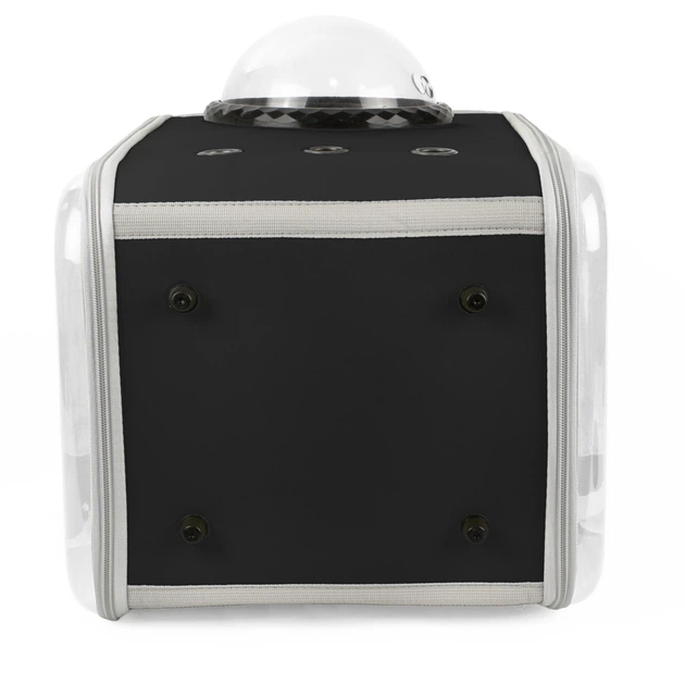 Рюкзак - переноска для кошек и собак 39х30х34 CosmoPet CP-28 Black - изображение 7