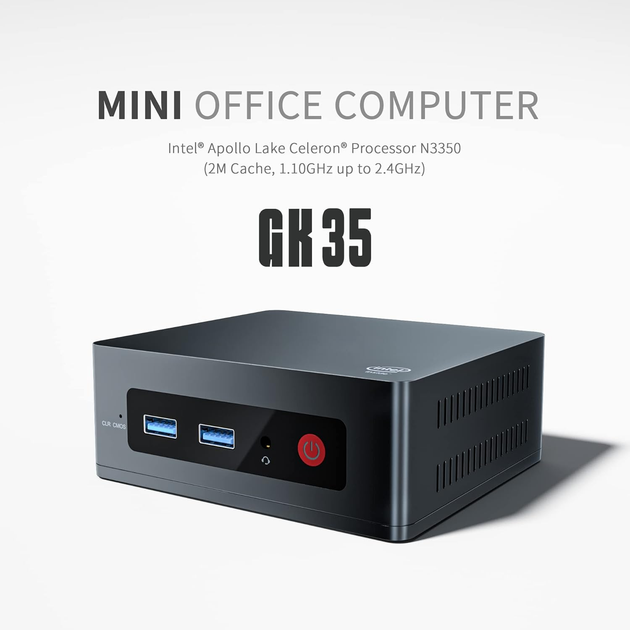 Мини ПК Beelink GK35 Intel Celeron J4205 RAM 8GB SSD 256GB Windows 11 - изображение 2