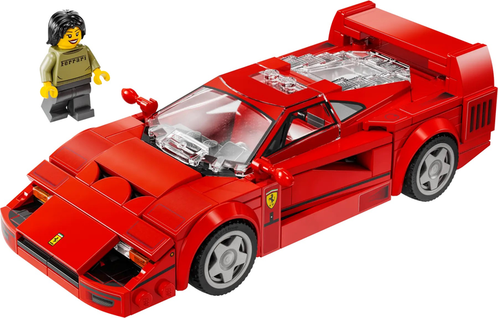 Zestaw klocków LEGO Speed Campions Supersamochód Ferrari F40 318 elementów (76934) - obraz 3