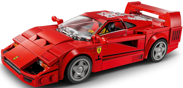 Zestaw klocków LEGO Speed Campions Supersamochód Ferrari F40 318 elementów (76934) - obraz 6