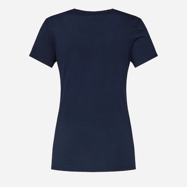 T-shirt damski basic GAP 268820-00 S Granatowy (1200022714582) - obraz 3