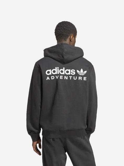 Худі чоловіче adidas Adventure Hoodie IC2358 L Чорне (4066745128405) - зображення 2