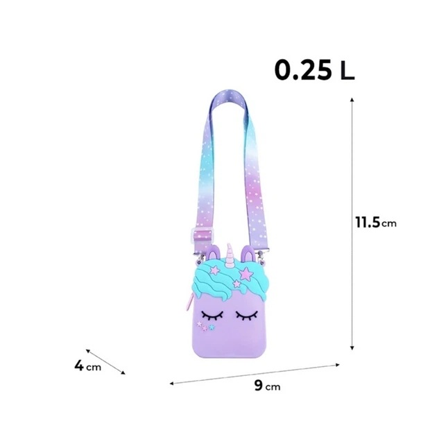 Сумка детская Kite Shiny Unicorn, для девочек, сиреневый (K24-2800) - изображение 5