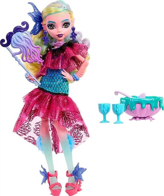 Кукла Monster High Lagoona Blue у вечірньому сукні Monster Ball - зображення 3