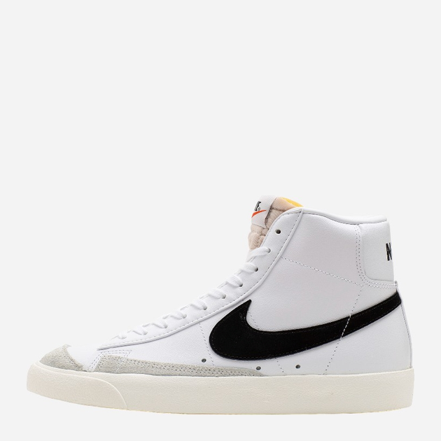 Tenisówki męskie skórzane Nike Blazer Mid '77 Vintage BQ6806-100 44.5 Białe (192499280299) - obraz 1